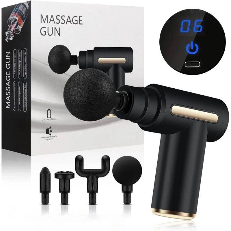 Handheld Percussion Deep Tissue Muscle Massage Gun - My Store